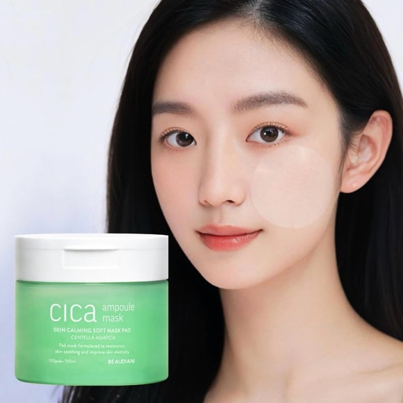 Ampoule Korean Toner Pads Centella Asiatica Extract Deep Hydration Quick Calming - Picture 5 of 12